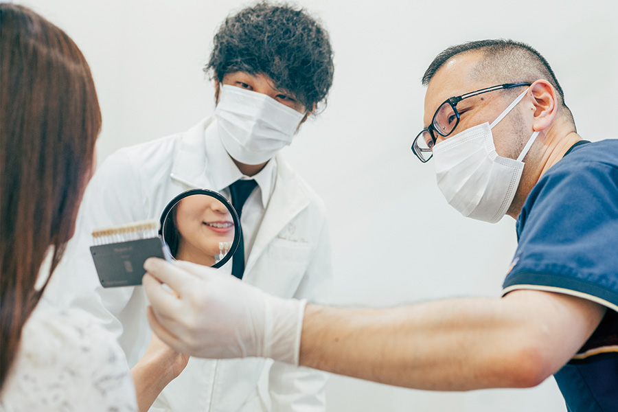 オーダーメイドしている様子