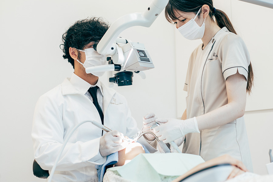 シーク歯科の先進的な設備の風景