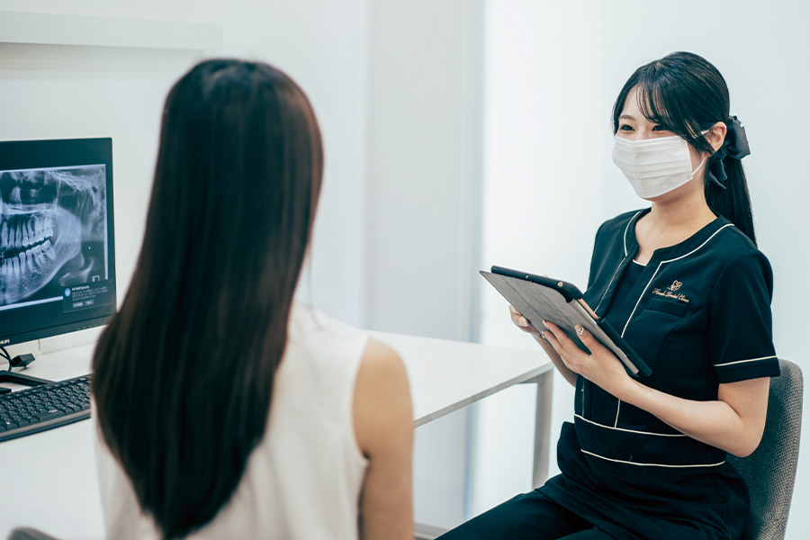 シーク歯科のカウンセリングの様子